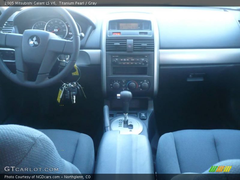 Titanium Pearl / Gray 2005 Mitsubishi Galant LS V6