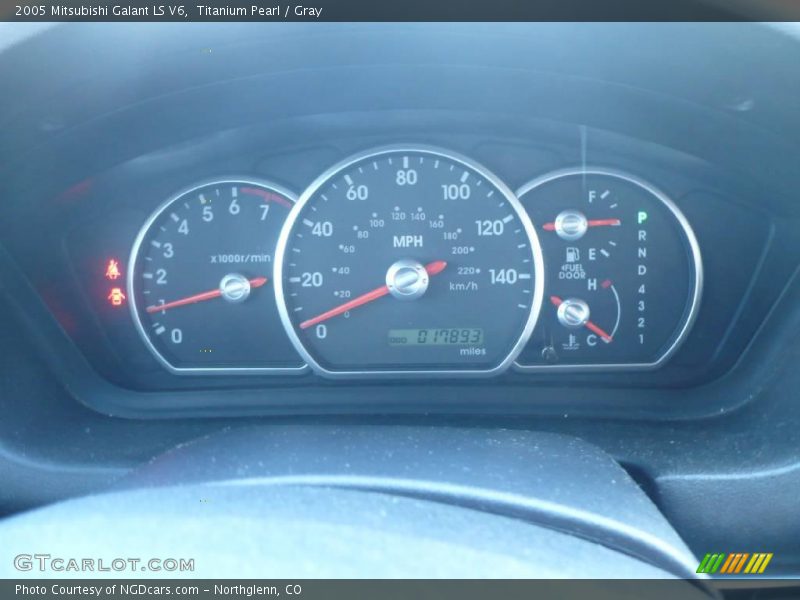 Titanium Pearl / Gray 2005 Mitsubishi Galant LS V6