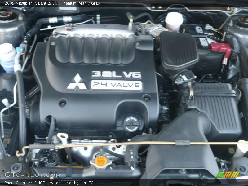 Titanium Pearl / Gray 2005 Mitsubishi Galant LS V6