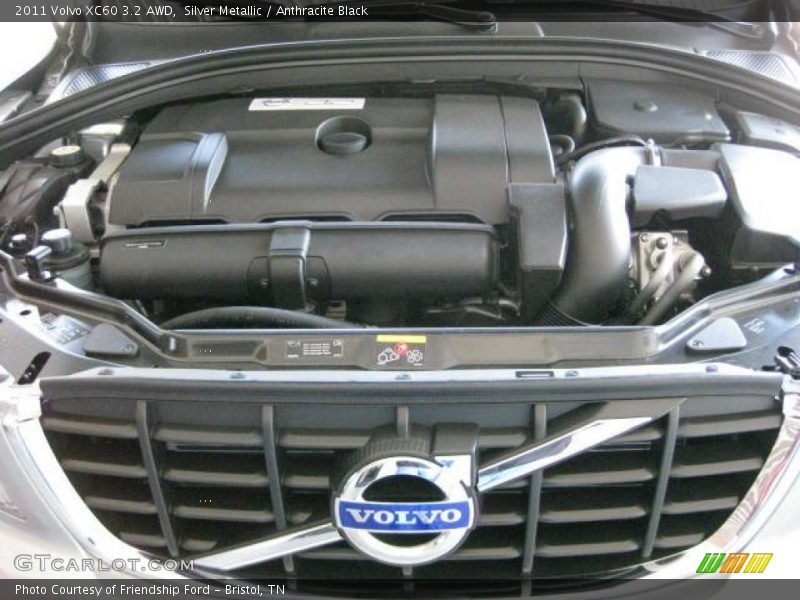  2011 XC60 3.2 AWD Engine - 3.2 Liter DOHC 24-Valve VVT Inline 6 Cylinder