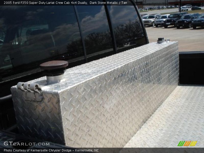 Dark Stone Metallic / Tan 2005 Ford F350 Super Duty Lariat Crew Cab 4x4 Dually