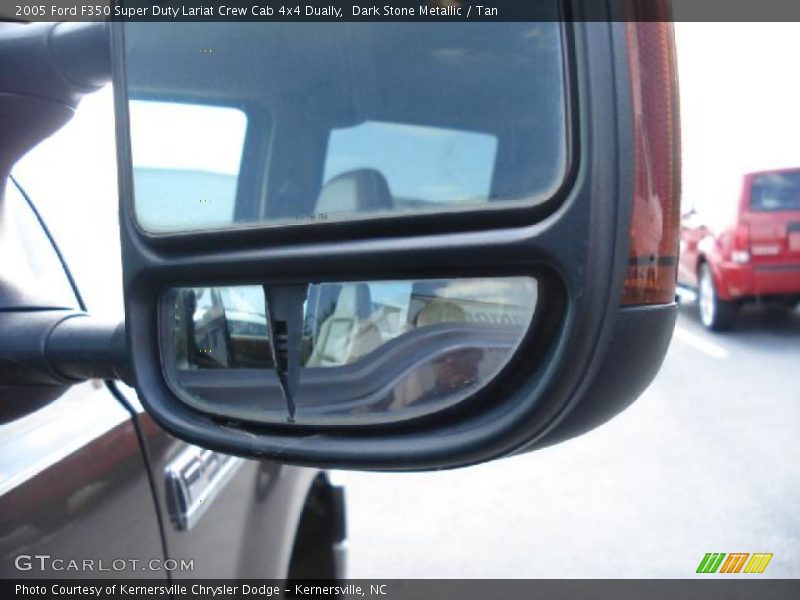 Dark Stone Metallic / Tan 2005 Ford F350 Super Duty Lariat Crew Cab 4x4 Dually