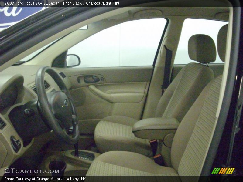 Pitch Black / Charcoal/Light Flint 2007 Ford Focus ZX4 SE Sedan