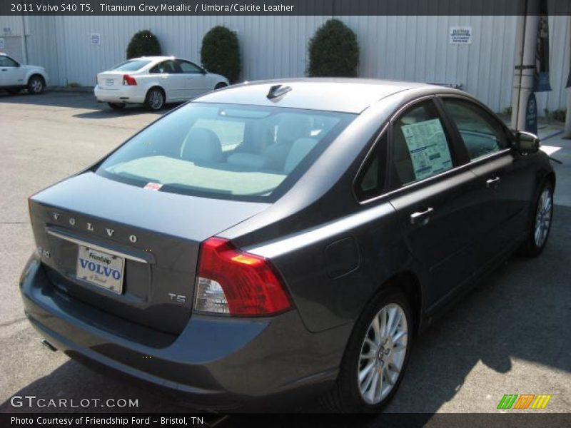 Titanium Grey Metallic / Umbra/Calcite Leather 2011 Volvo S40 T5