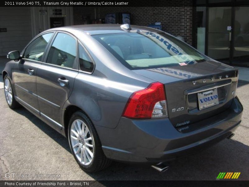 Titanium Grey Metallic / Umbra/Calcite Leather 2011 Volvo S40 T5