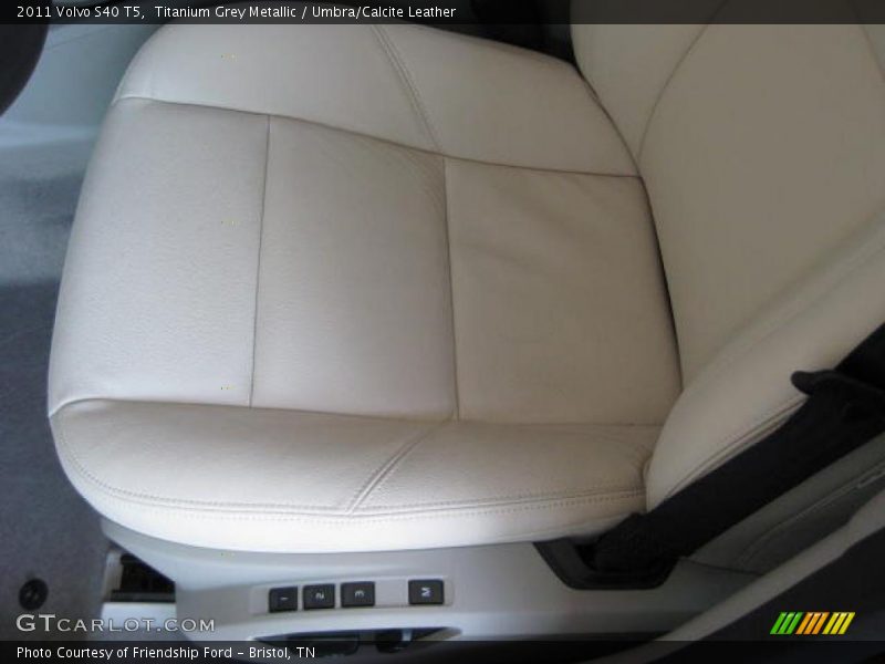Titanium Grey Metallic / Umbra/Calcite Leather 2011 Volvo S40 T5