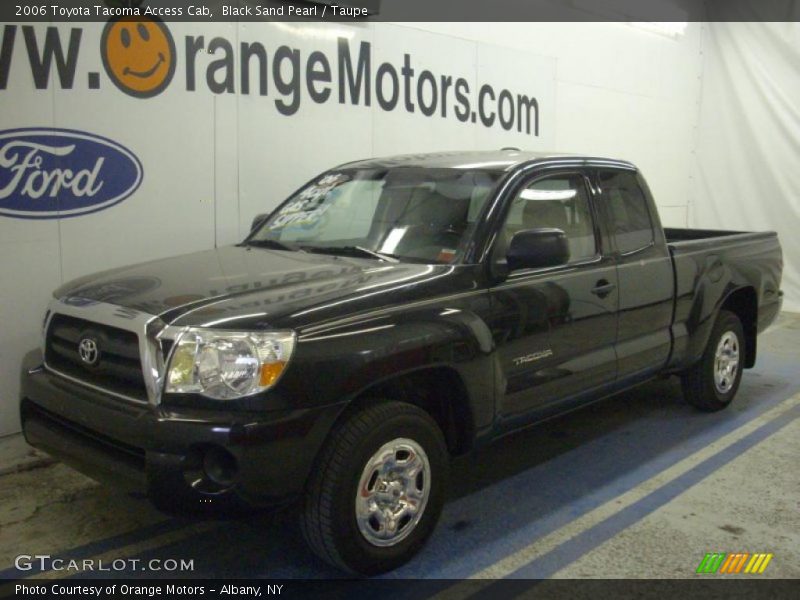 Black Sand Pearl / Taupe 2006 Toyota Tacoma Access Cab