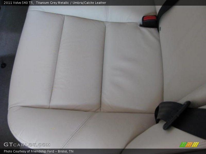 Titanium Grey Metallic / Umbra/Calcite Leather 2011 Volvo S40 T5