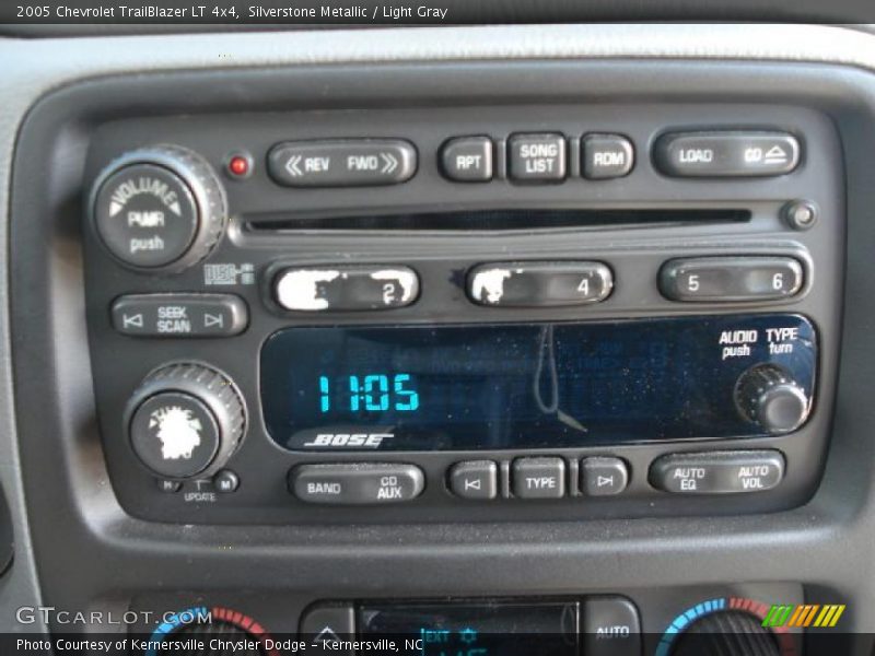 Silverstone Metallic / Light Gray 2005 Chevrolet TrailBlazer LT 4x4