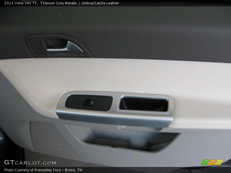 Titanium Grey Metallic / Umbra/Calcite Leather 2011 Volvo S40 T5
