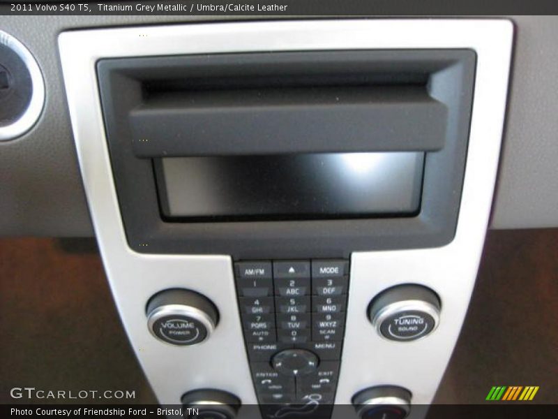 Titanium Grey Metallic / Umbra/Calcite Leather 2011 Volvo S40 T5
