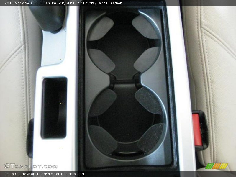 Titanium Grey Metallic / Umbra/Calcite Leather 2011 Volvo S40 T5