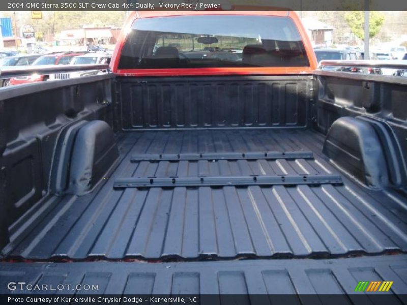 Victory Red / Pewter 2004 GMC Sierra 3500 SLT Crew Cab 4x4 Dually