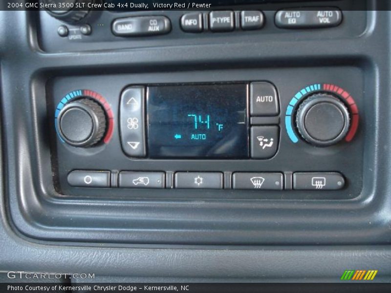 Victory Red / Pewter 2004 GMC Sierra 3500 SLT Crew Cab 4x4 Dually