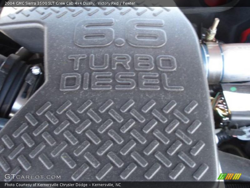  2004 Sierra 3500 SLT Crew Cab 4x4 Dually Engine - 6.6 Liter OHV 32-Valve Duramax Turbo-Diesel V8