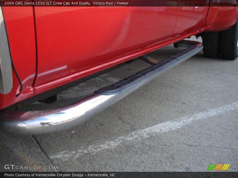 Victory Red / Pewter 2004 GMC Sierra 3500 SLT Crew Cab 4x4 Dually