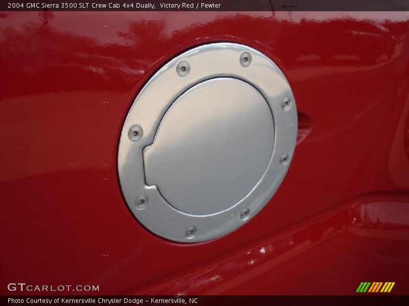 Victory Red / Pewter 2004 GMC Sierra 3500 SLT Crew Cab 4x4 Dually