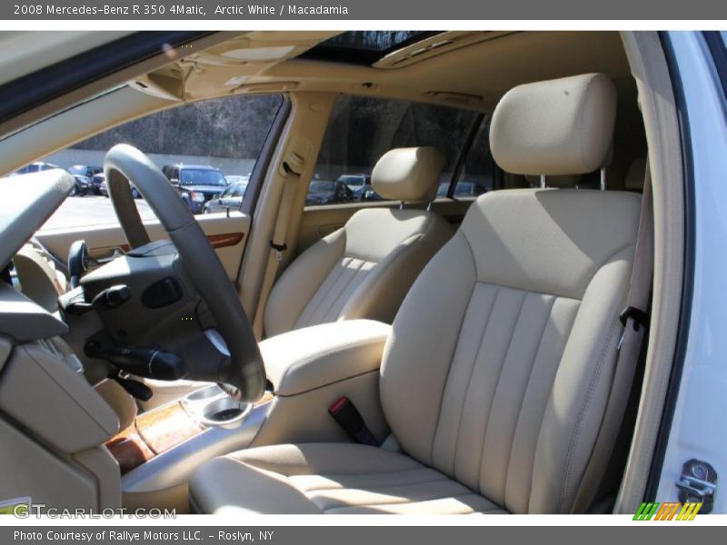 Arctic White / Macadamia 2008 Mercedes-Benz R 350 4Matic