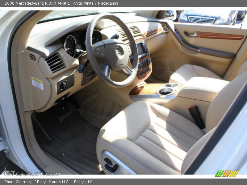 Arctic White / Macadamia 2008 Mercedes-Benz R 350 4Matic