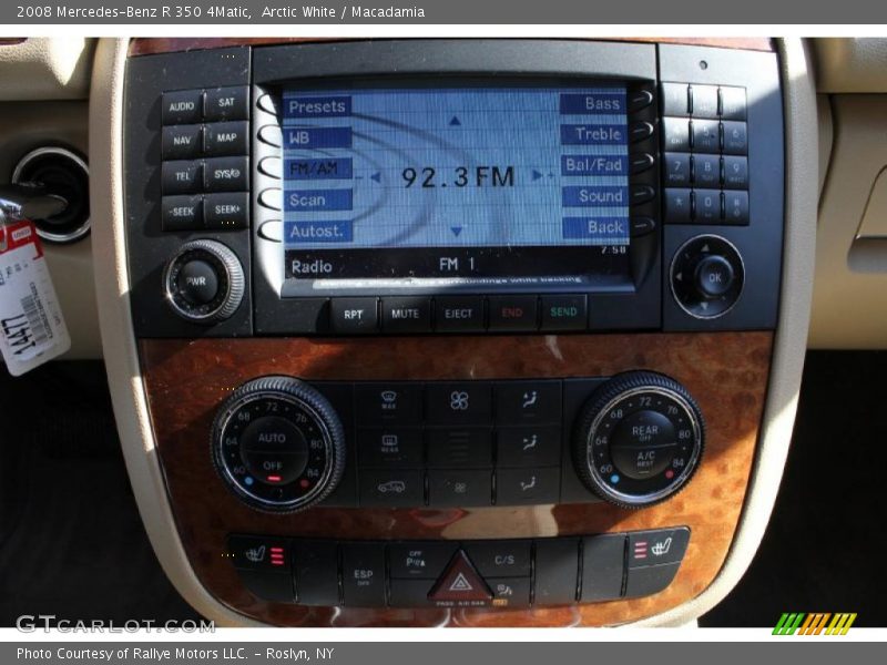 Arctic White / Macadamia 2008 Mercedes-Benz R 350 4Matic
