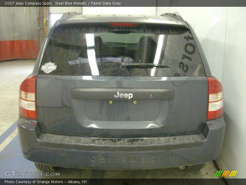 Steel Blue Metallic / Pastel Slate Gray 2007 Jeep Compass Sport