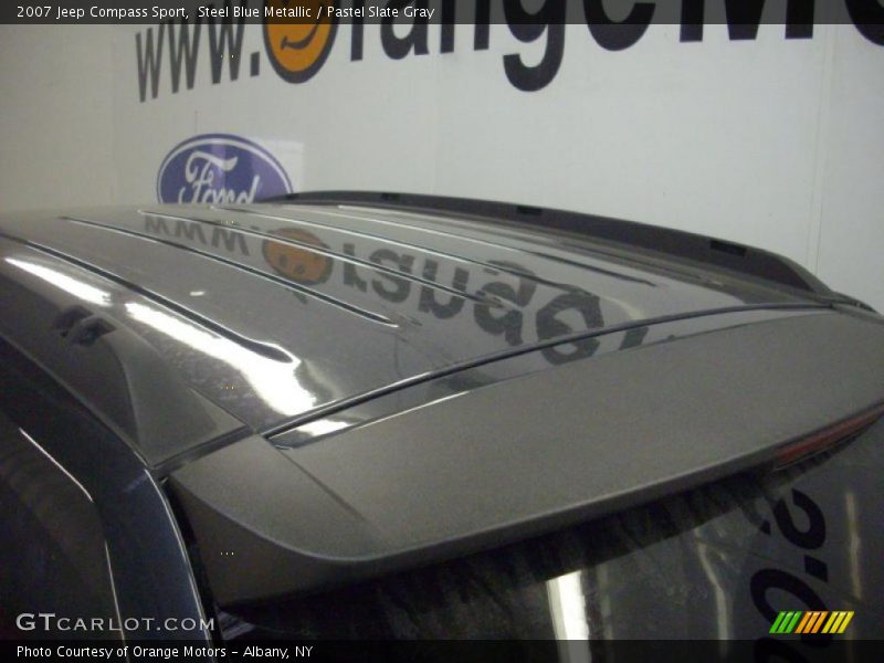 Steel Blue Metallic / Pastel Slate Gray 2007 Jeep Compass Sport