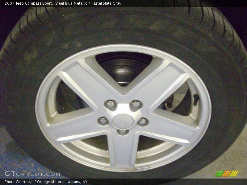 Steel Blue Metallic / Pastel Slate Gray 2007 Jeep Compass Sport