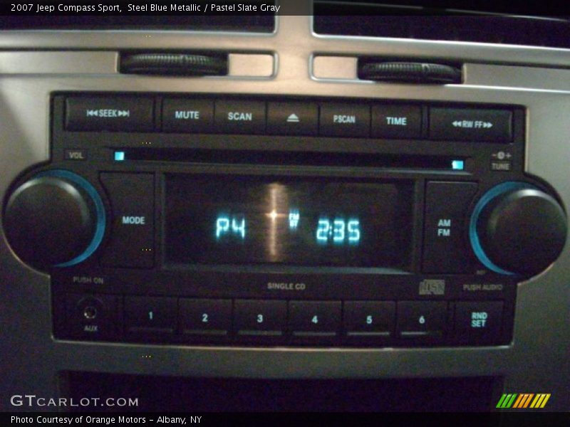 Steel Blue Metallic / Pastel Slate Gray 2007 Jeep Compass Sport