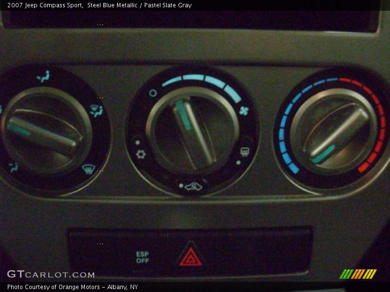 Steel Blue Metallic / Pastel Slate Gray 2007 Jeep Compass Sport