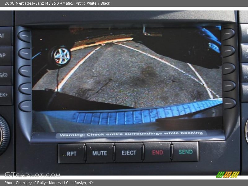 Arctic White / Black 2008 Mercedes-Benz ML 350 4Matic