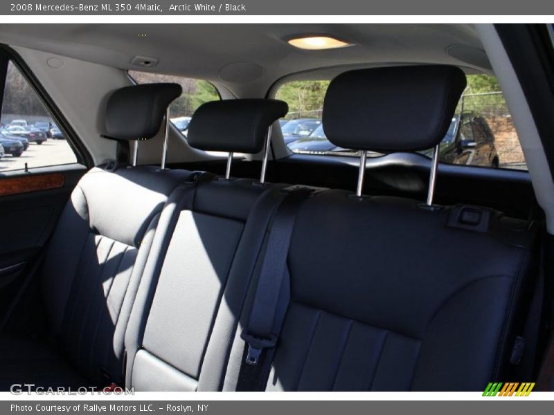 Arctic White / Black 2008 Mercedes-Benz ML 350 4Matic