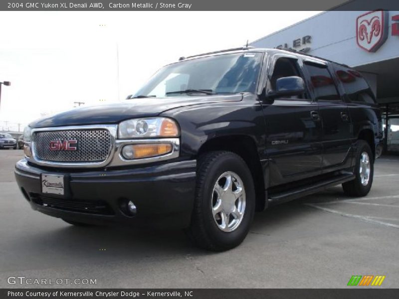 Carbon Metallic / Stone Gray 2004 GMC Yukon XL Denali AWD