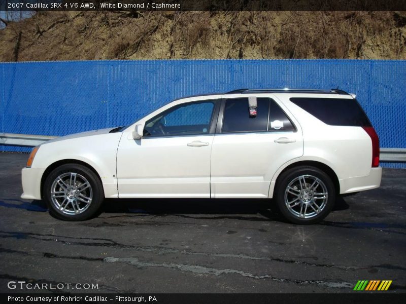 White Diamond / Cashmere 2007 Cadillac SRX 4 V6 AWD