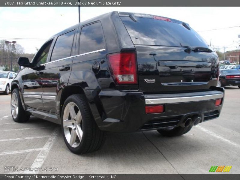 Black / Medium Slate Gray 2007 Jeep Grand Cherokee SRT8 4x4