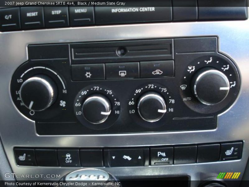 Black / Medium Slate Gray 2007 Jeep Grand Cherokee SRT8 4x4