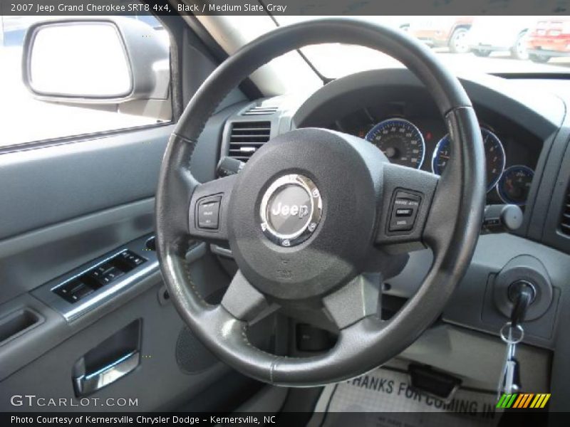 Black / Medium Slate Gray 2007 Jeep Grand Cherokee SRT8 4x4