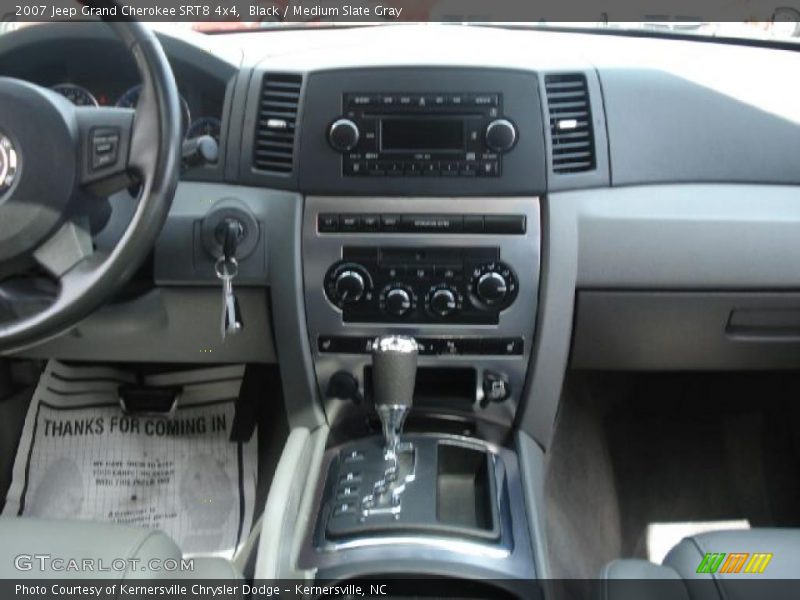 Black / Medium Slate Gray 2007 Jeep Grand Cherokee SRT8 4x4