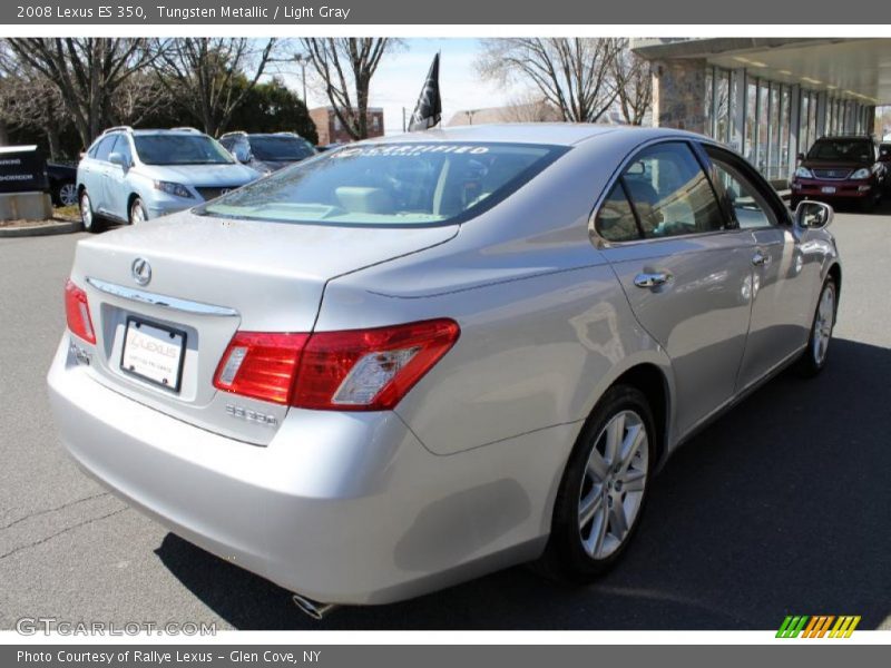 Tungsten Metallic / Light Gray 2008 Lexus ES 350
