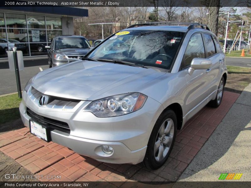 Alabaster Silver Metallic / Ebony 2008 Acura RDX Technology