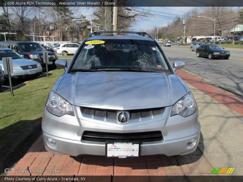 Alabaster Silver Metallic / Ebony 2008 Acura RDX Technology