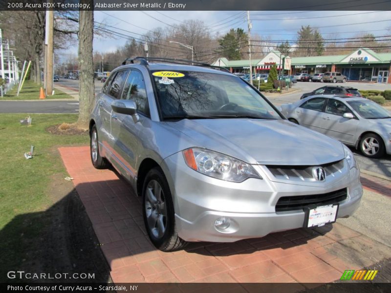 Alabaster Silver Metallic / Ebony 2008 Acura RDX Technology
