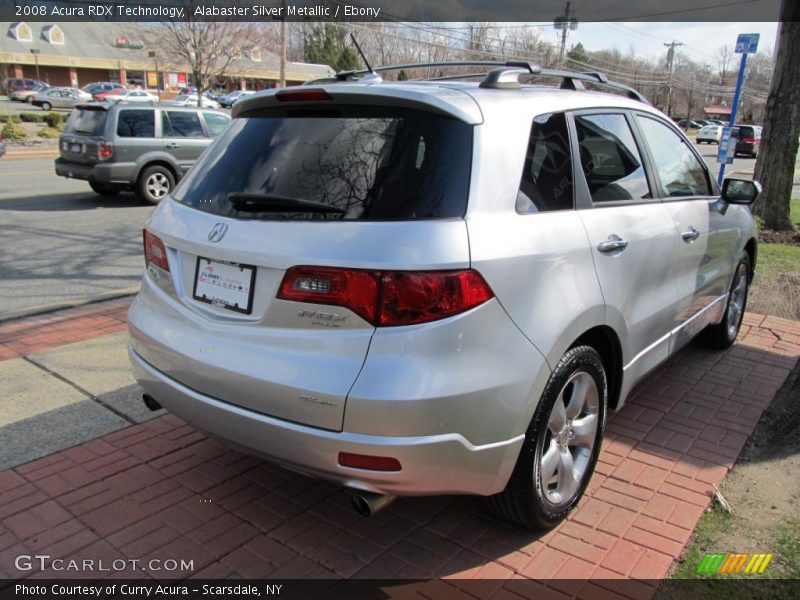 Alabaster Silver Metallic / Ebony 2008 Acura RDX Technology