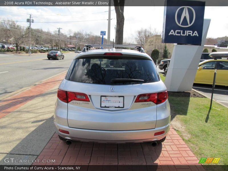 Alabaster Silver Metallic / Ebony 2008 Acura RDX Technology