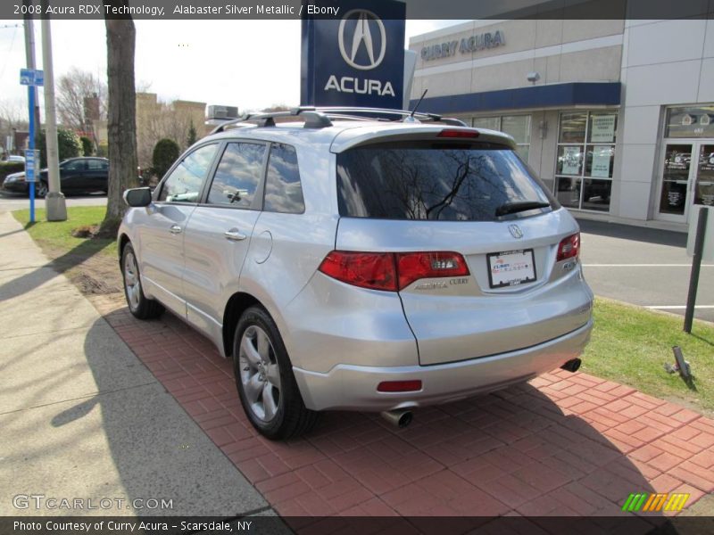 Alabaster Silver Metallic / Ebony 2008 Acura RDX Technology