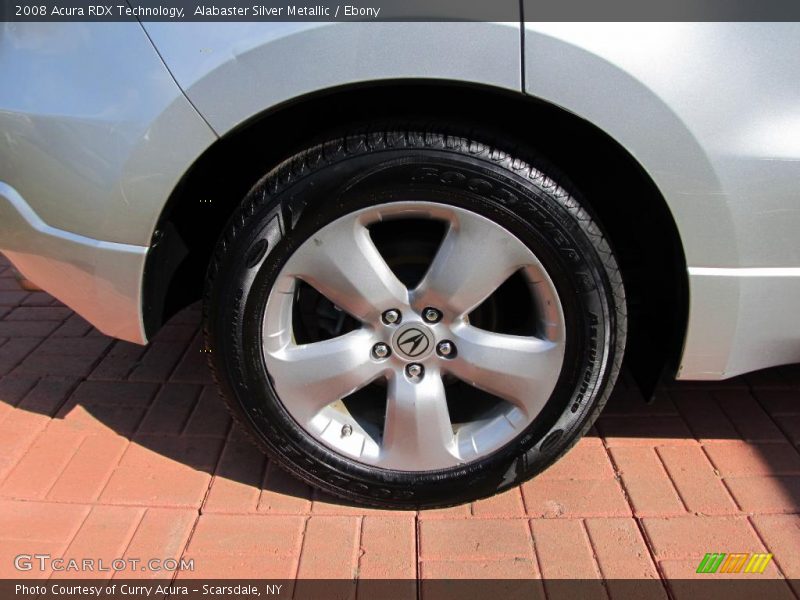 Alabaster Silver Metallic / Ebony 2008 Acura RDX Technology