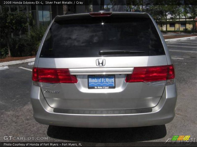 Silver Pearl Metallic / Gray 2008 Honda Odyssey EX-L