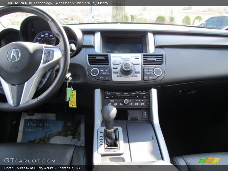 Alabaster Silver Metallic / Ebony 2008 Acura RDX Technology