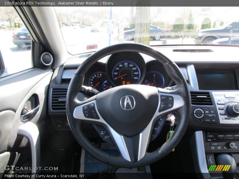 Alabaster Silver Metallic / Ebony 2008 Acura RDX Technology