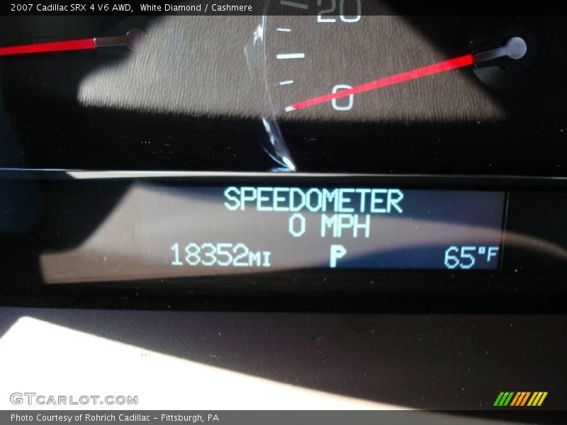 White Diamond / Cashmere 2007 Cadillac SRX 4 V6 AWD
