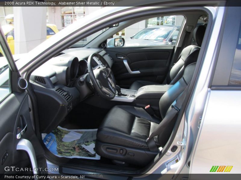 Alabaster Silver Metallic / Ebony 2008 Acura RDX Technology